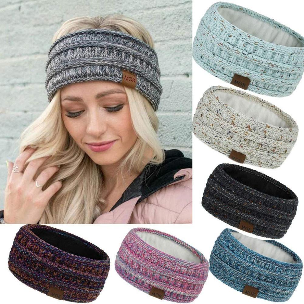 Winter Headband Fleece - Fashion Stretch Thick Fuzzy Ear Warmer