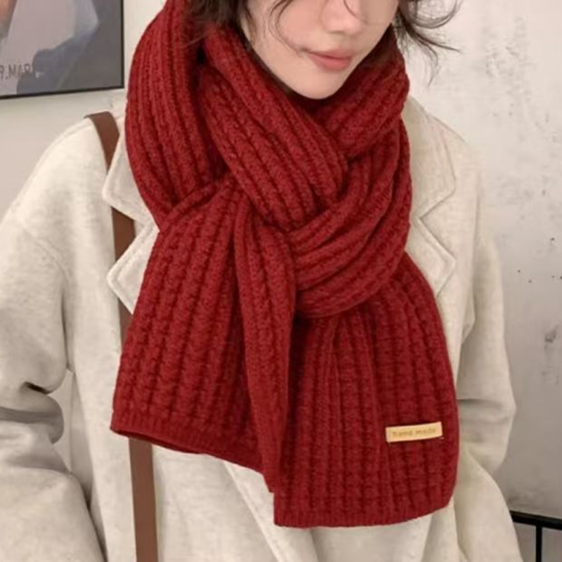 Thick Cable Knit Warm Cashmere – обзор и цена Wool Scarf Men