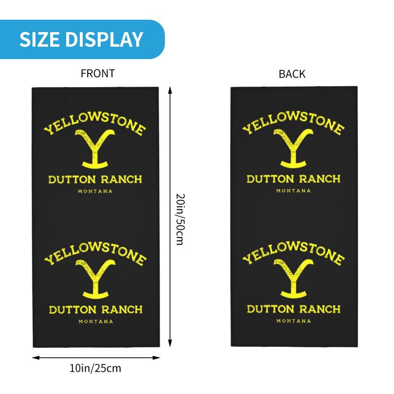 Yellowstone Dutton Ranch Print – обзор и цена Neck Gaiter Fleece
