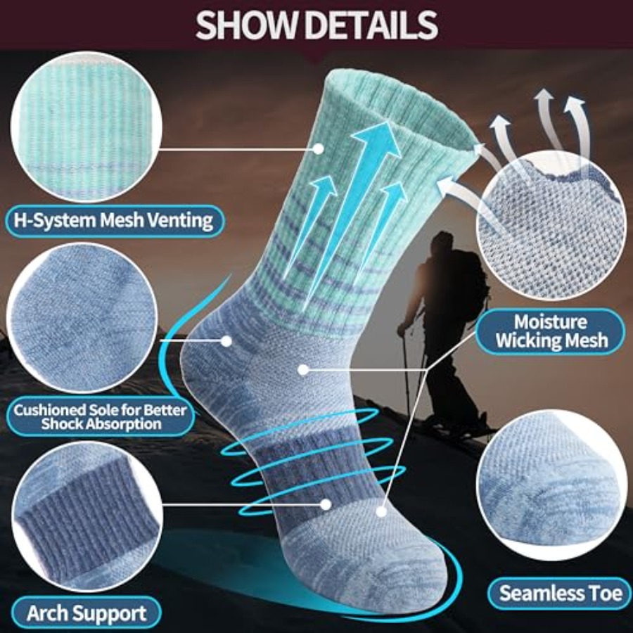 Anlisim Merino Wool Hiking Soc – обзор и цена Thermal Sock Wool