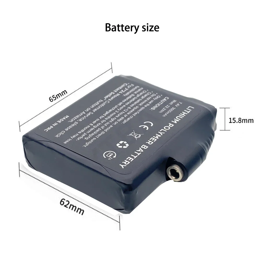 Gloves Battery 7.4V 3000mah Po – обзор и цена Heated Vest Battery