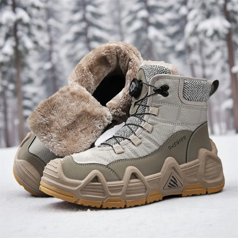 Warm Fur Outdoor Mens Combat T – обзор и цена Waterproof Winter Boot