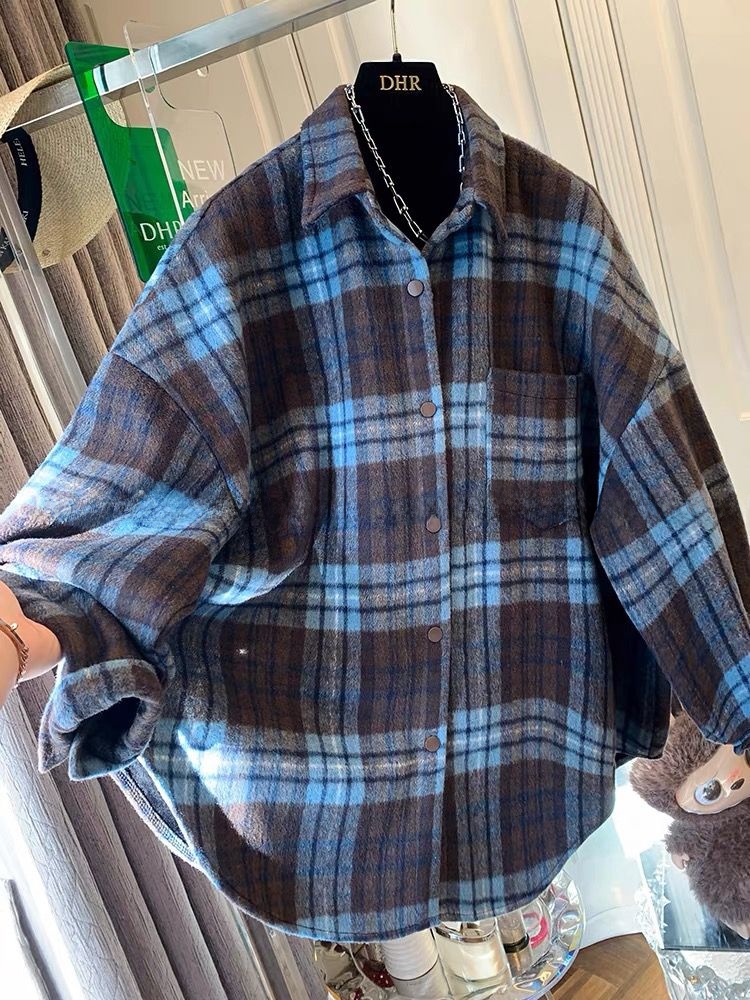 plus Size Women's Plaid Flanne – обзор и цена Flannel Shirt Lined