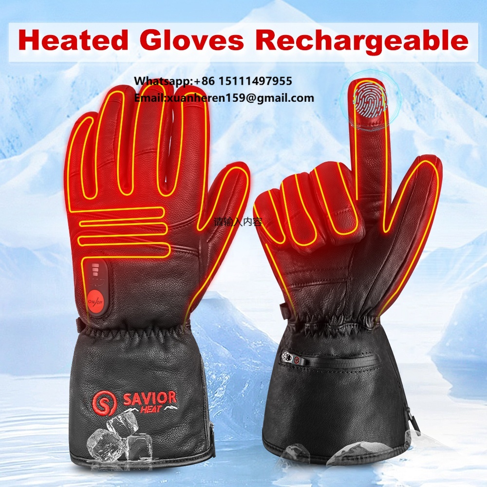 Heated Leather Gloves Men Wome – обзор и цена Hand Warmer Electric