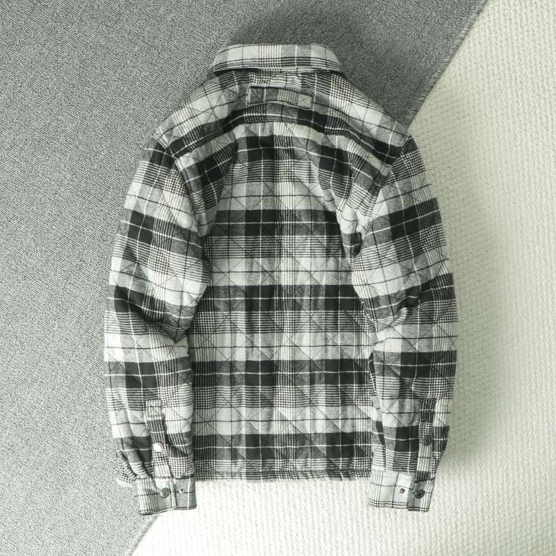 Fall Winter Men's Plaid Flanne – обзор и цена Flannel Shirt Lined