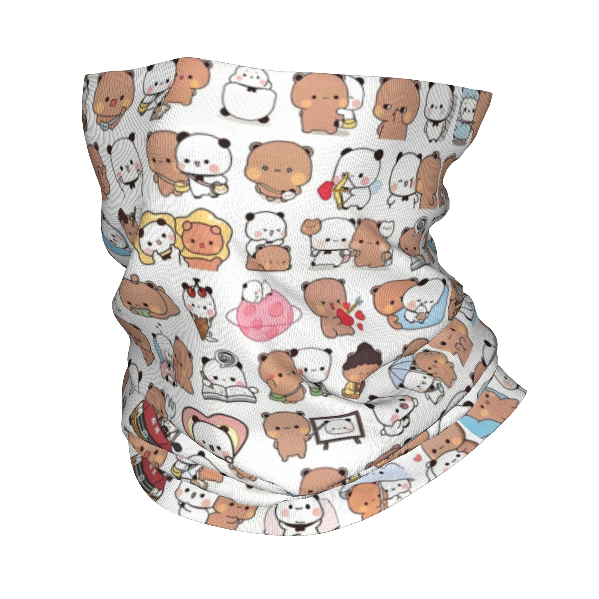 Custom Bear Cartoon Peach And  – обзор и цена Neck Gaiter Fleece