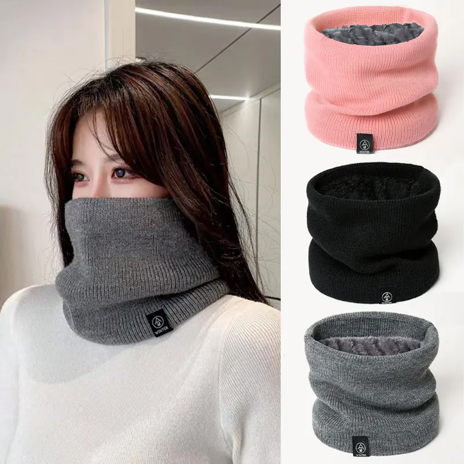 Fashion Women Knitted Scarf So – обзор и цена Wool Scarf Men