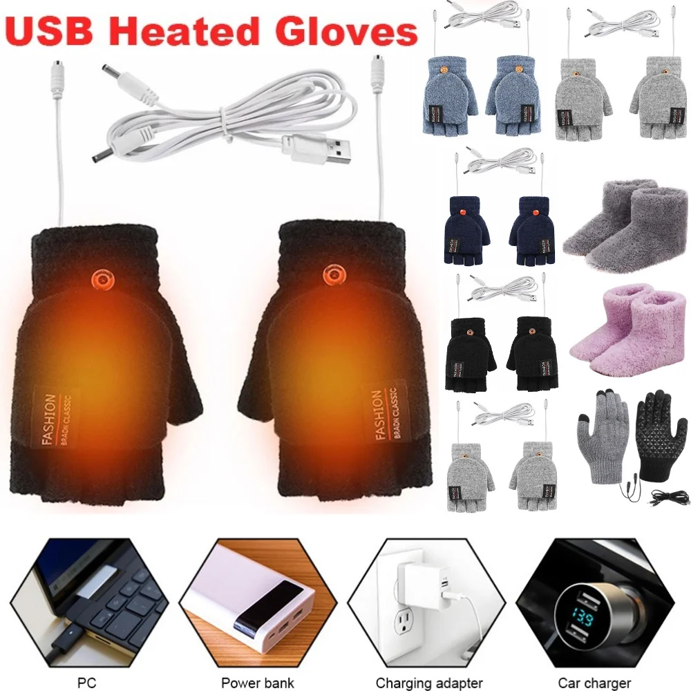 USB Electric Heated Gloves Win – обзор и цена Hand Warmer Electric