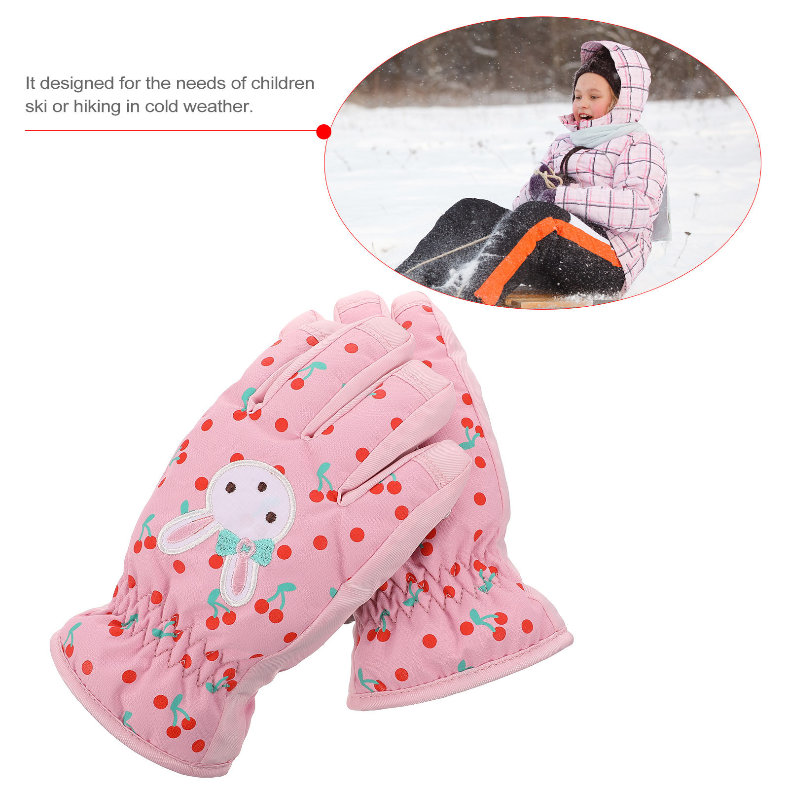 1Pair Children Ski Gloves Wate – обзор и цена Snow Glove Insulated