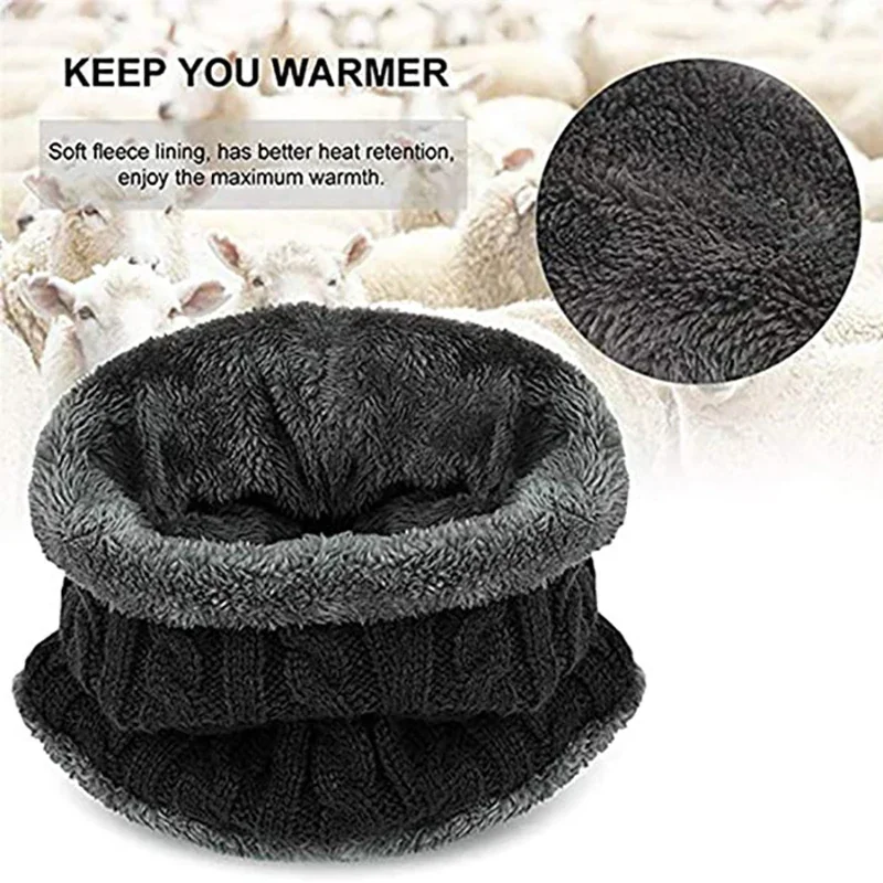 Winter Knit Hat & Scarf Set fo – обзор и цена Wool Scarf Men