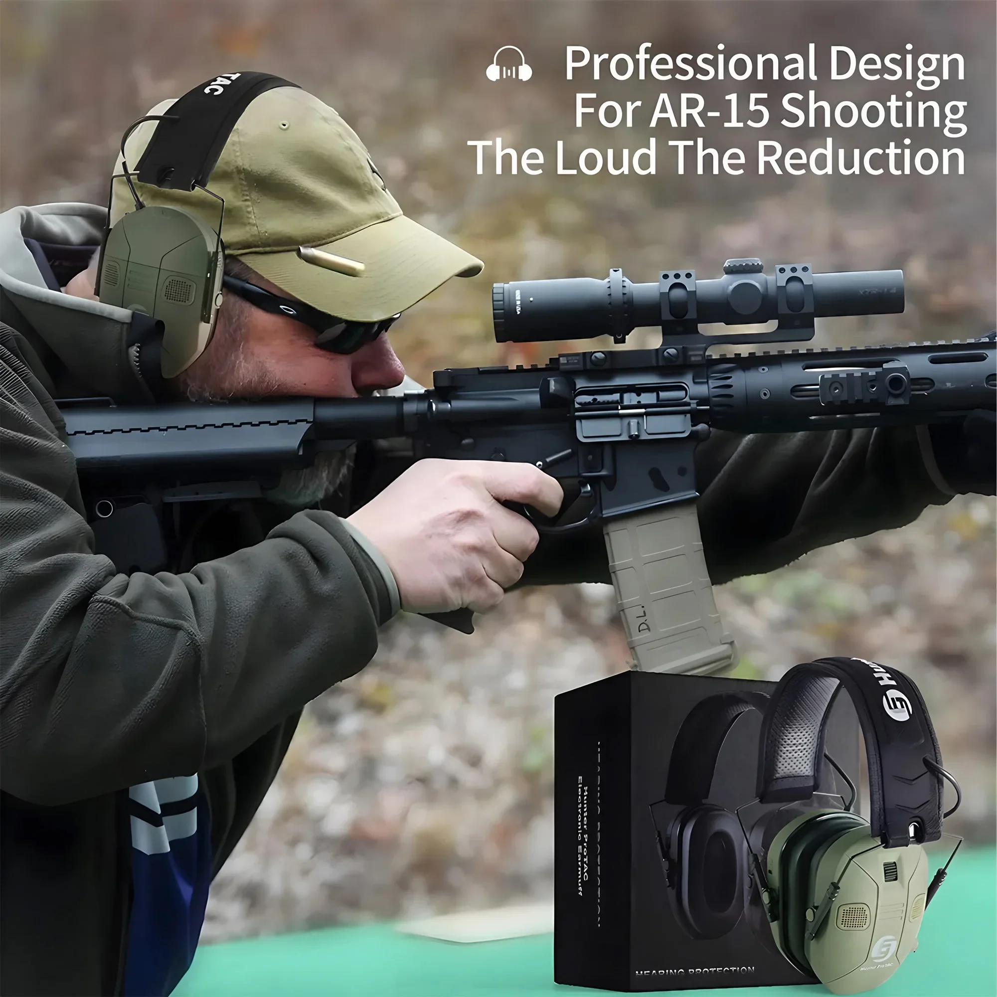 Tactical Foldable Earmuffs 360 – обзор и цена Earmuffs Foldable