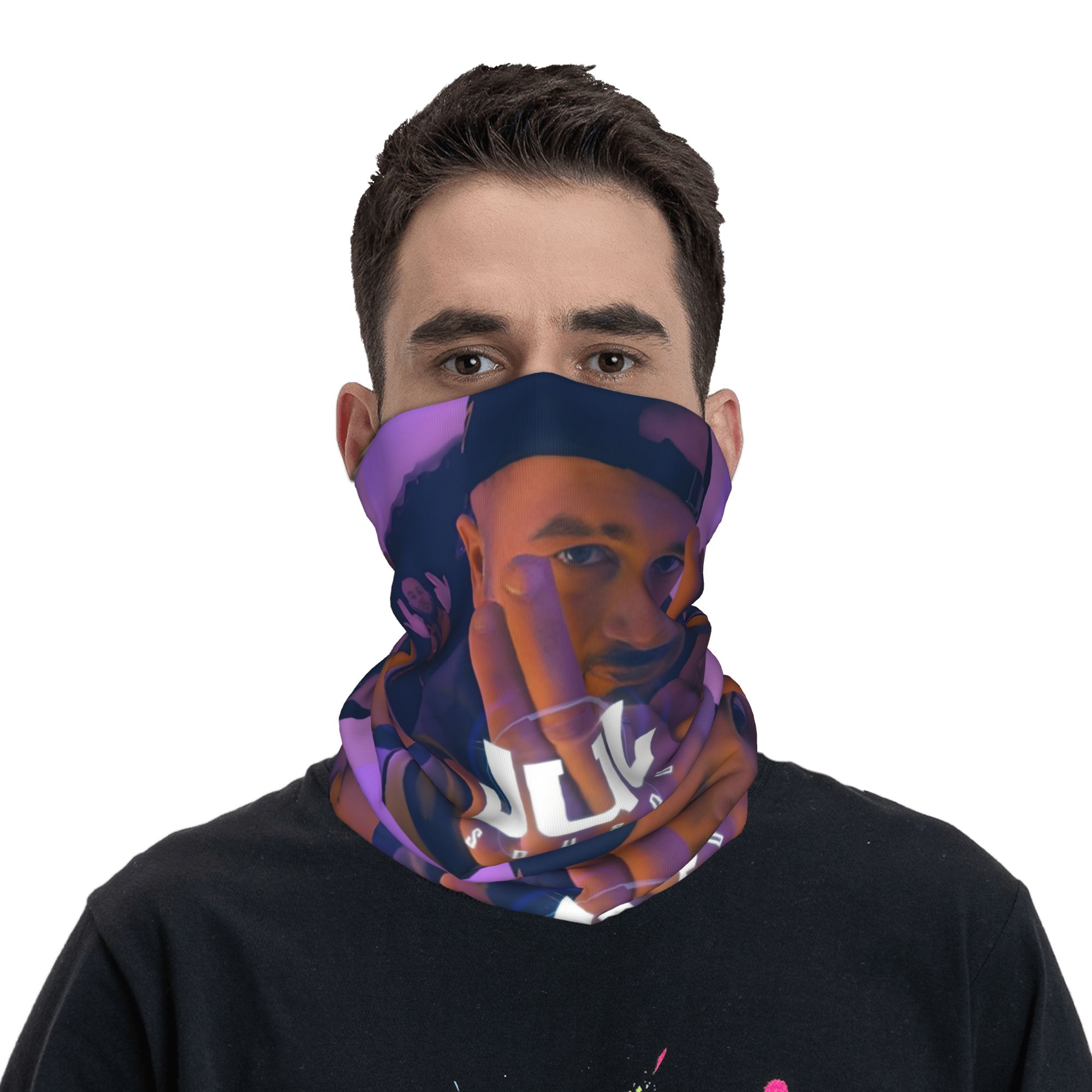 Custom JuL Rap Music Bandana W – обзор и цена Neck Gaiter Fleece
