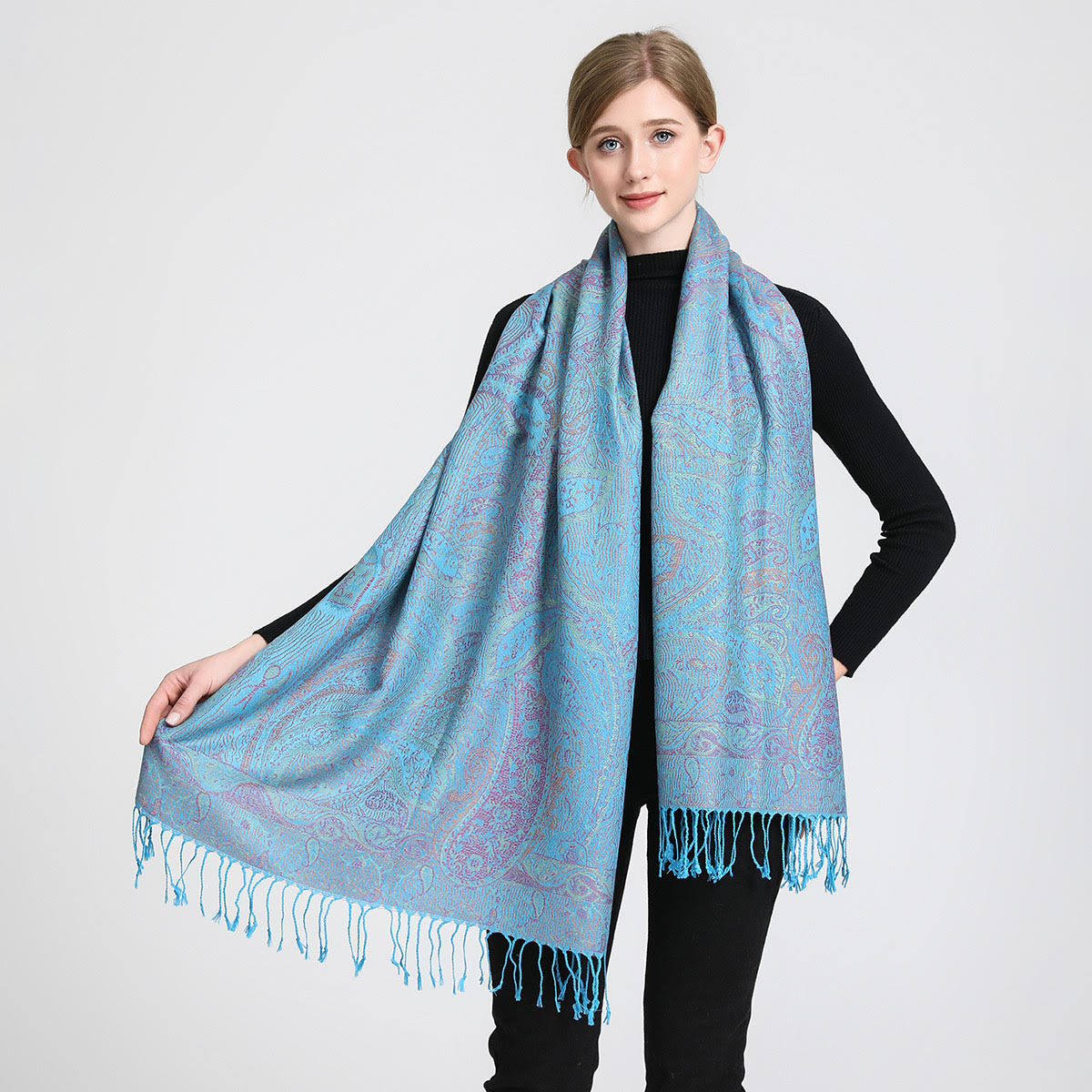 Tassel Blanket Design Thick Pa – обзор и цена Cashmere Pashmina Wrap