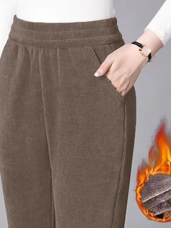 Thickened Straight Leg Pants W – обзор и цена Corduroy Pant Warm