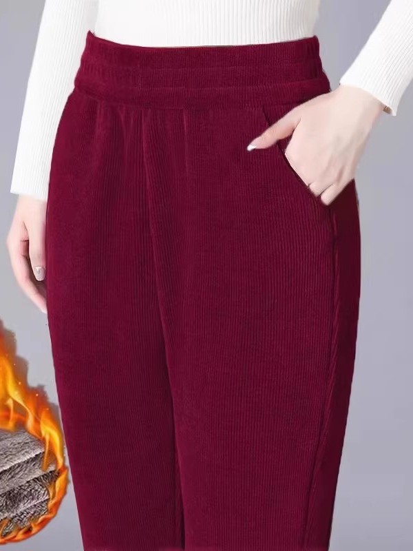 Thickened Straight Leg Pants W – обзор и цена Corduroy Pant Warm