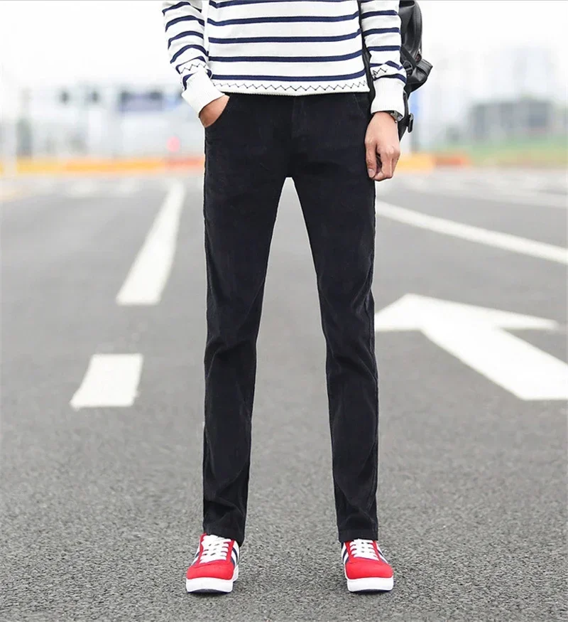 2023 Autumn Winter Men's Casua – обзор и цена Corduroy Pant Warm