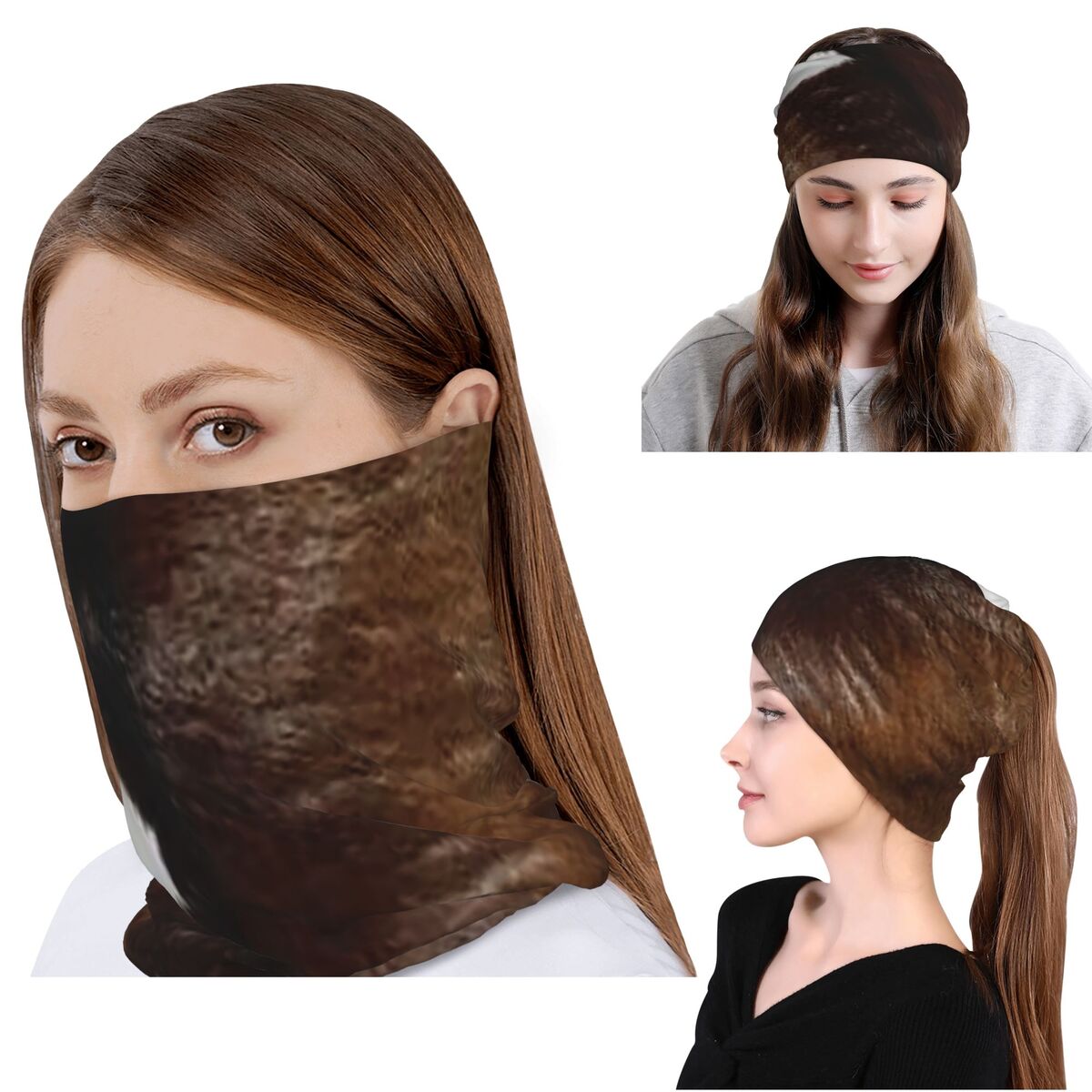 Rustic Ranch Cow Print Bandana – обзор и цена Knit Beanie Hat Warm