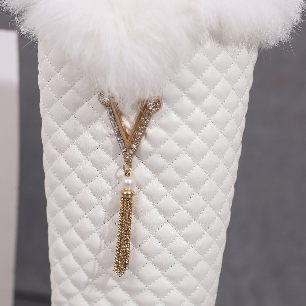 Winter Women Fur Knee High Boo – обзор и цена Waterproof Winter Boot