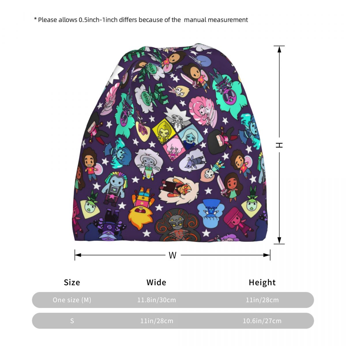 Crystal Gems Steven Universe B – обзор и цена Knit Beanie Hat Warm