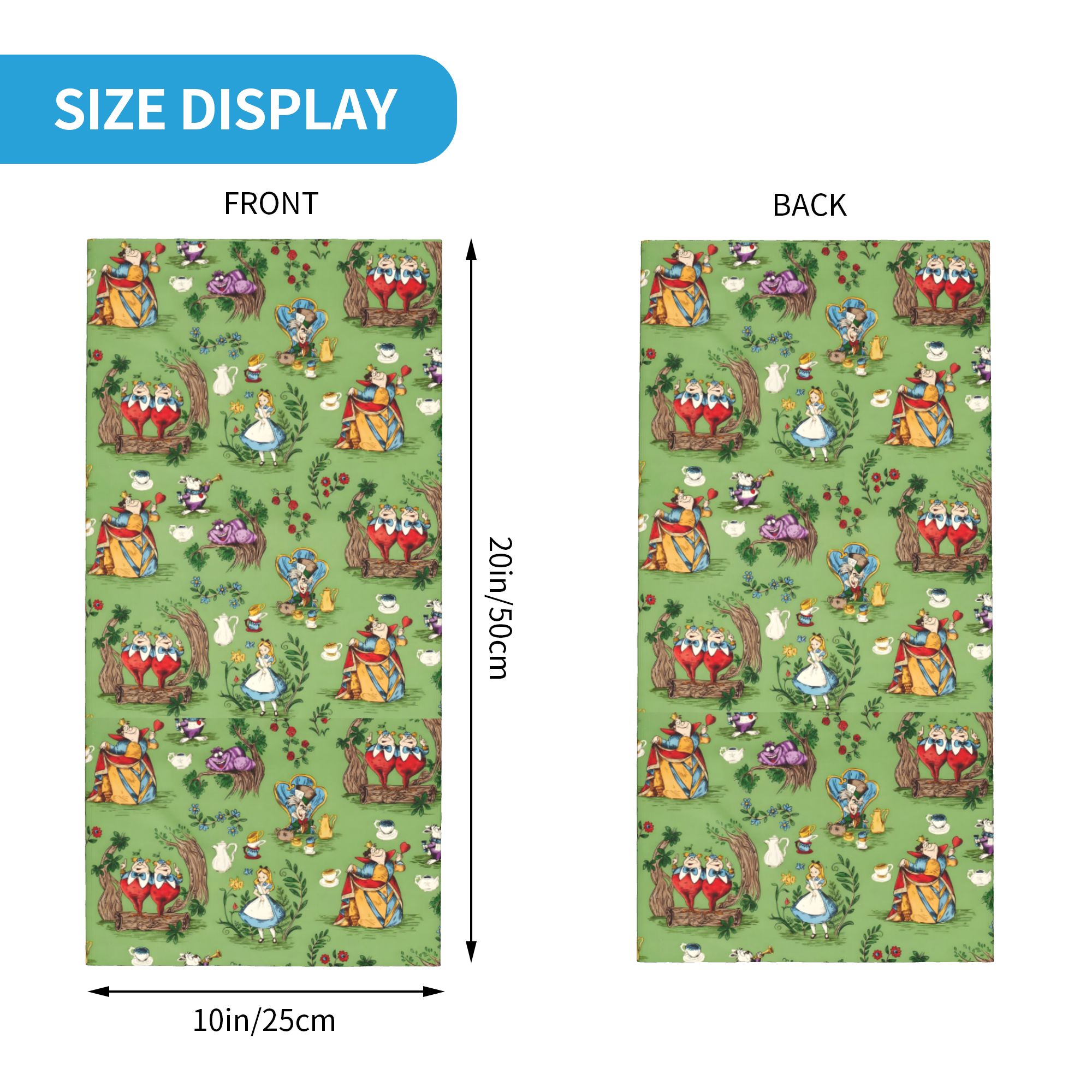 Custom A-Alice in W-Wonderland – обзор и цена Neck Gaiter Fleece