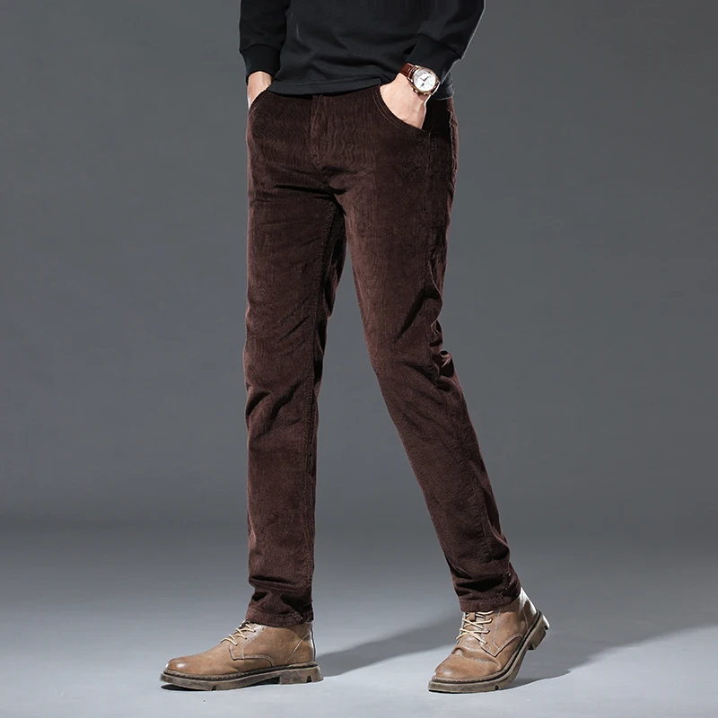 Winter New Men's Corduroy Flee – обзор и цена Corduroy Pant Warm