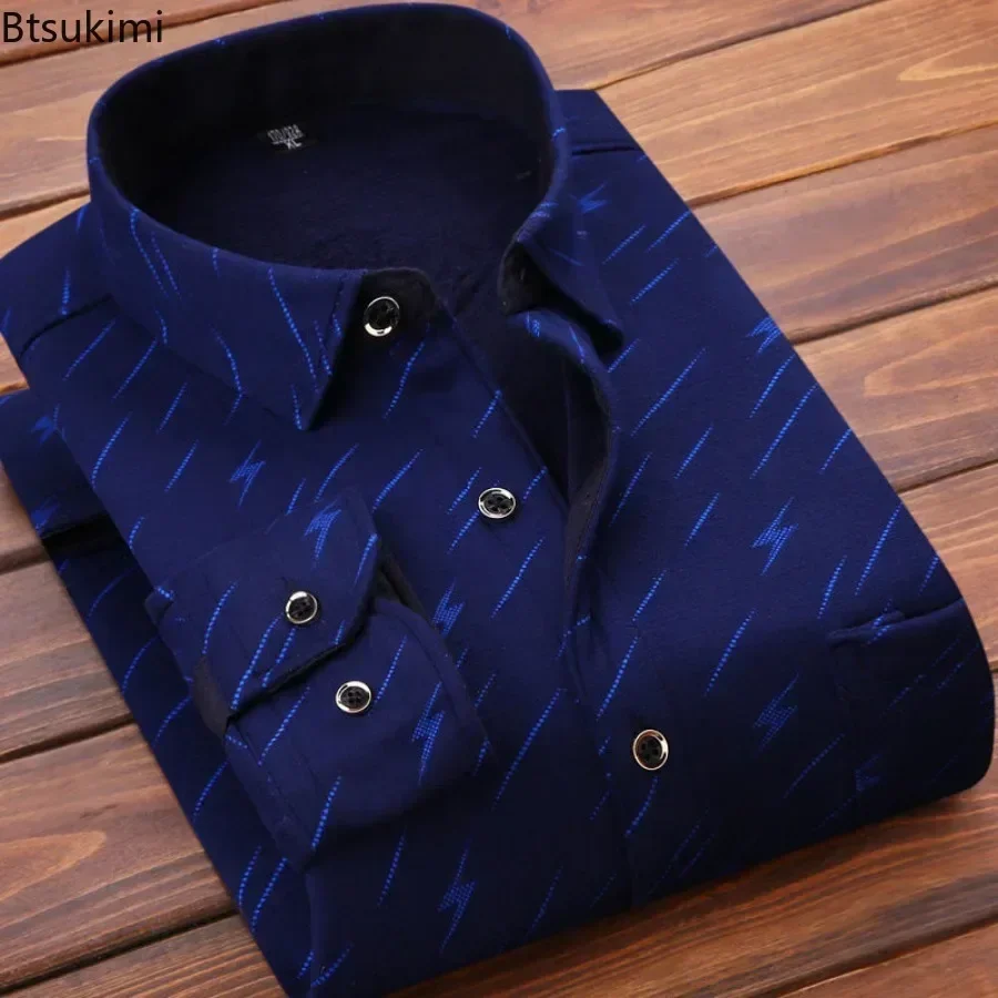 2024 Men's Winter Warm Long Sl – обзор и цена Flannel Shirt Lined