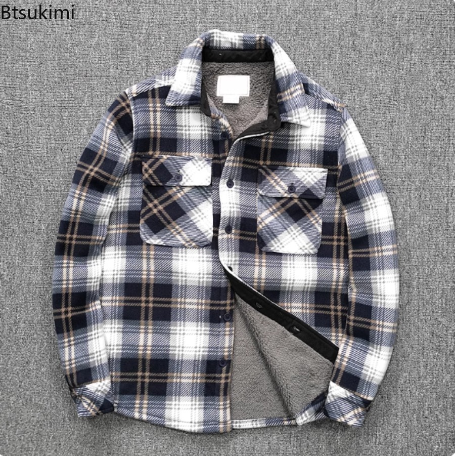 Mens Winter Fleece Linend Warm – обзор и цена Flannel Shirt Lined