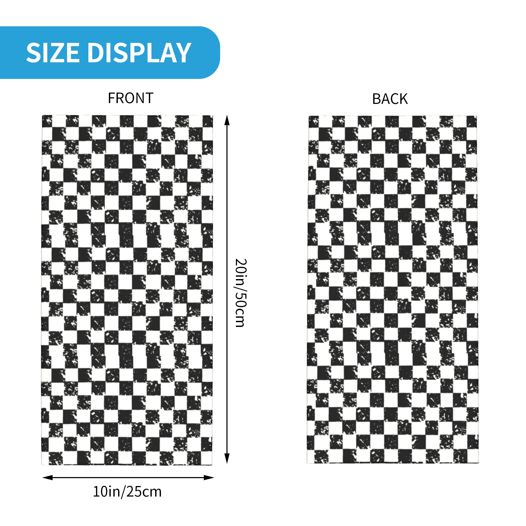 Custom Retro Checkered Flag Wi – обзор и цена Neck Gaiter Fleece