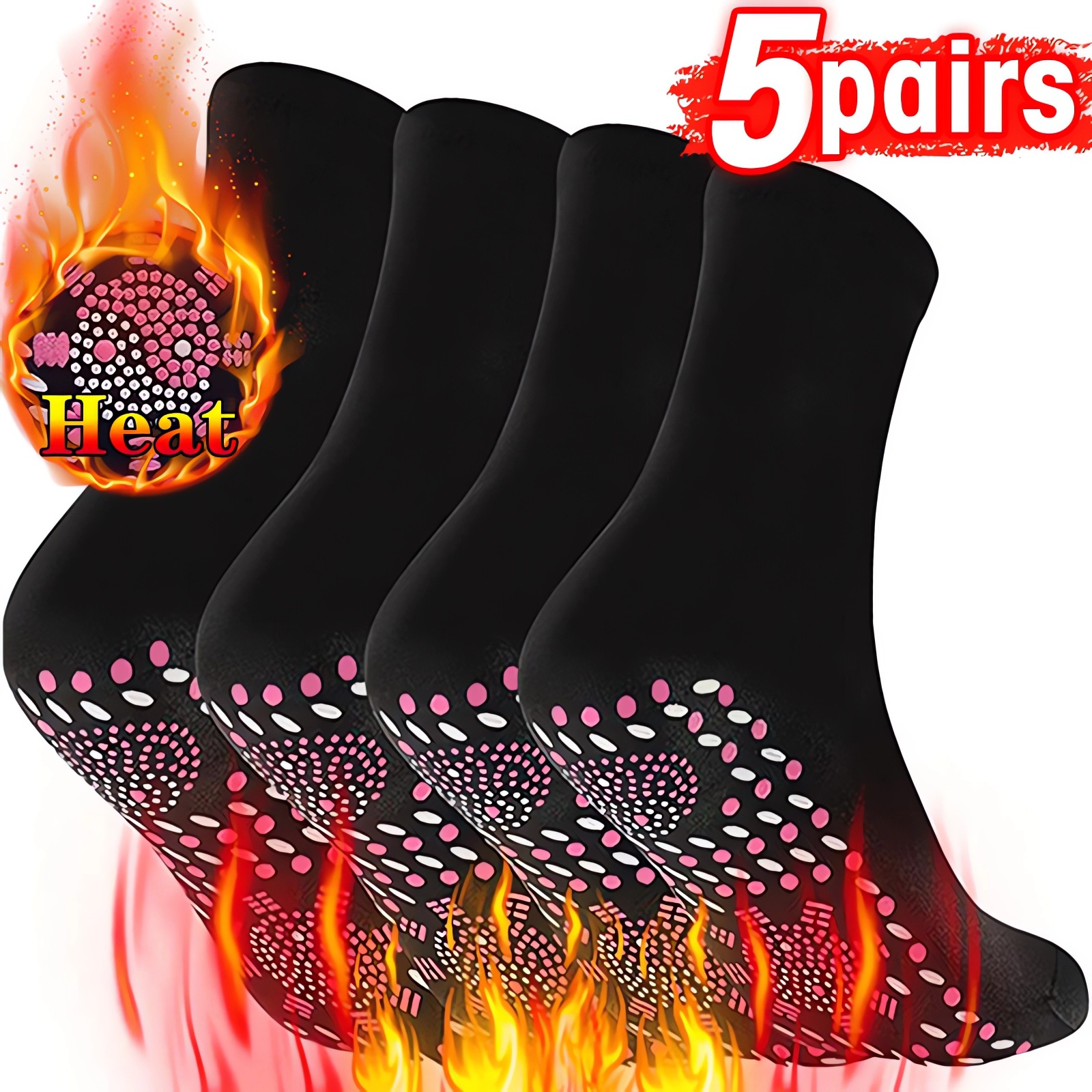 Clearance_1-10pairs Tourmaline – обзор и цена Thermal Sock Wool