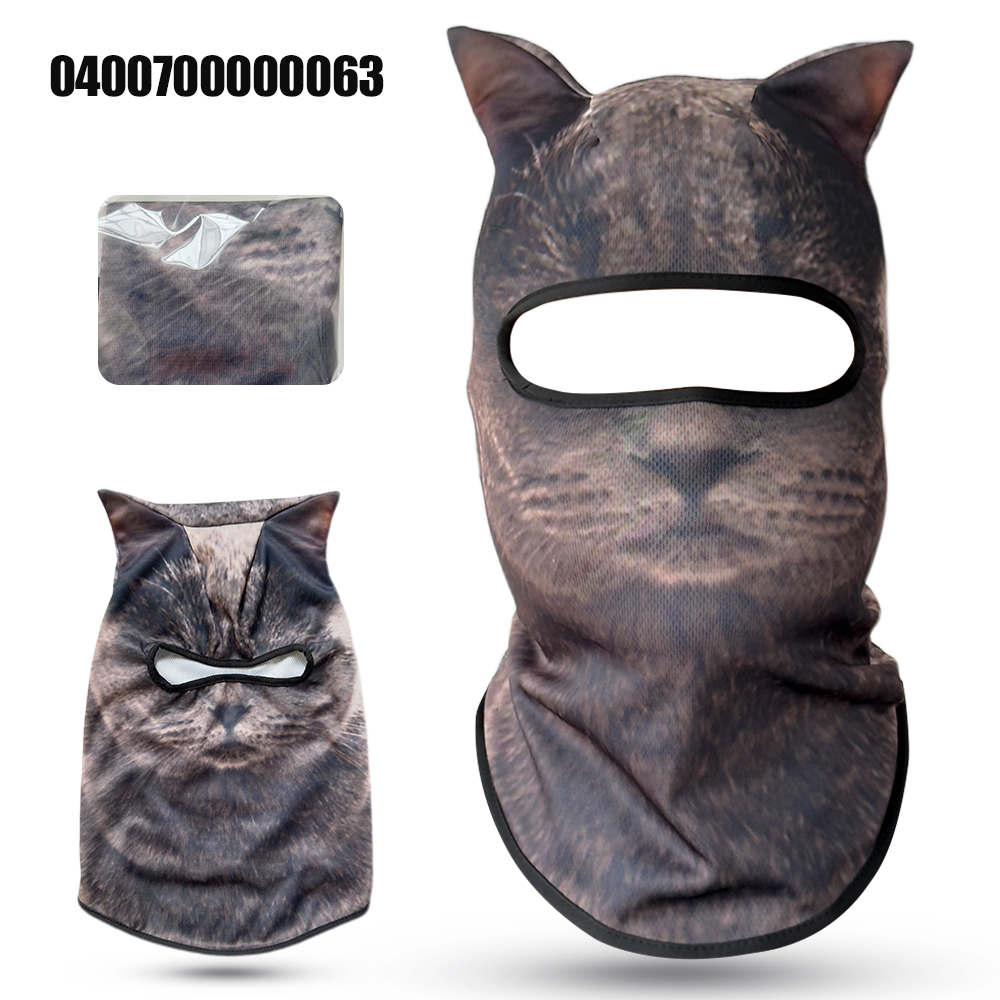 3D cat animal skiing Balaclava – обзор и цена Balaclava Ski Mask