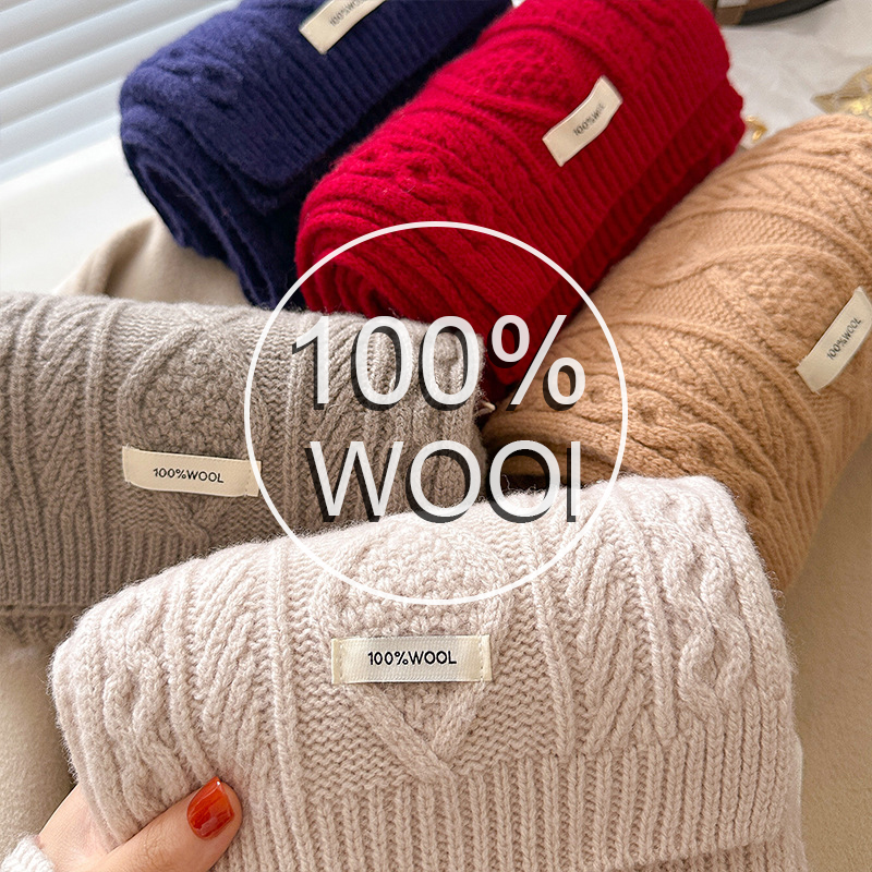 Luxury 100% Wool Scarf Women M – обзор и цена Wool Scarf Men
