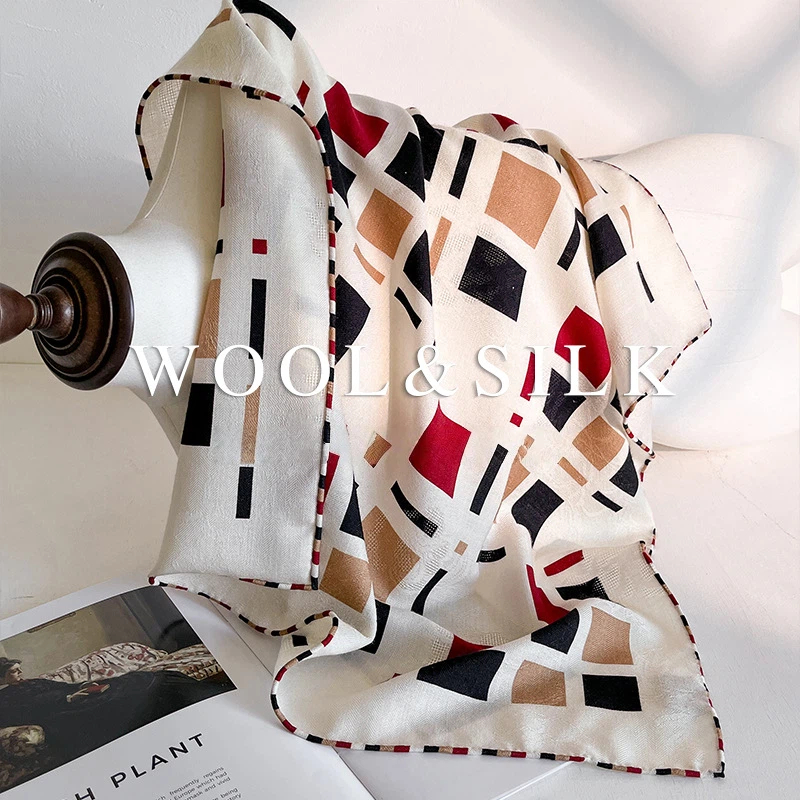 30% Silk 70% Wool Women's Scar – обзор и цена Wool Scarf Men