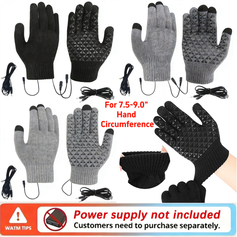 5-1Pairs USB Heated Knitted Gl – обзор и цена Touch Screen Gloves