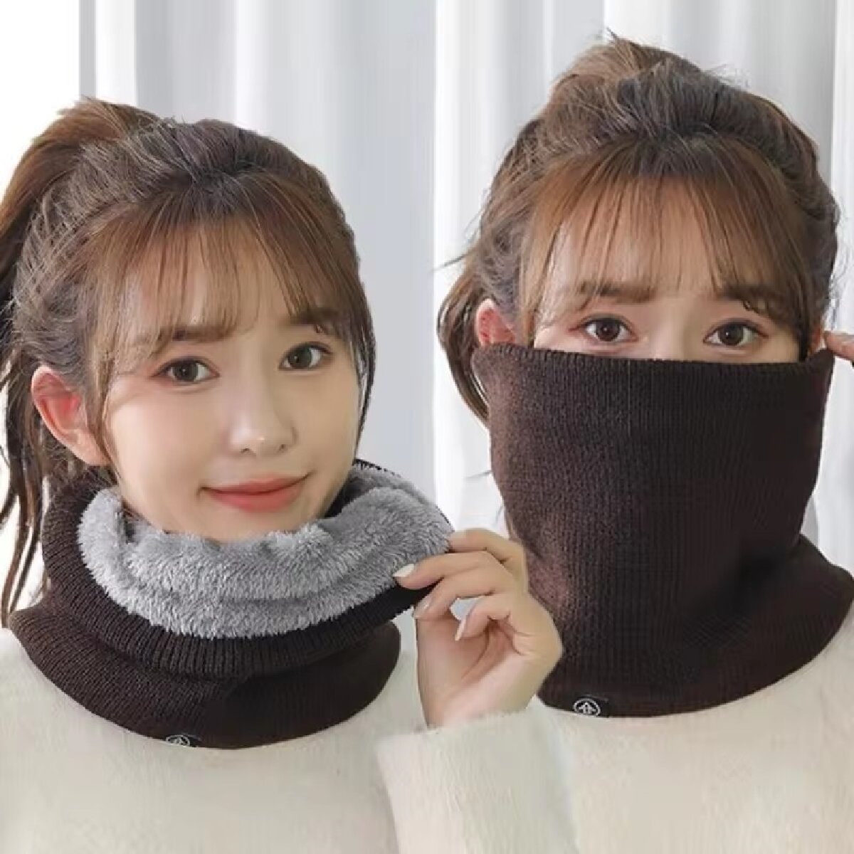 Solid Winter Plush Muffler Woo – обзор и цена Winter Headband Fleece