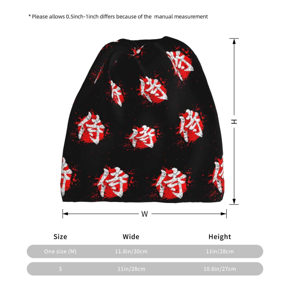 Japanese Bushido Samurai Chara – обзор и цена Knit Beanie Hat Warm