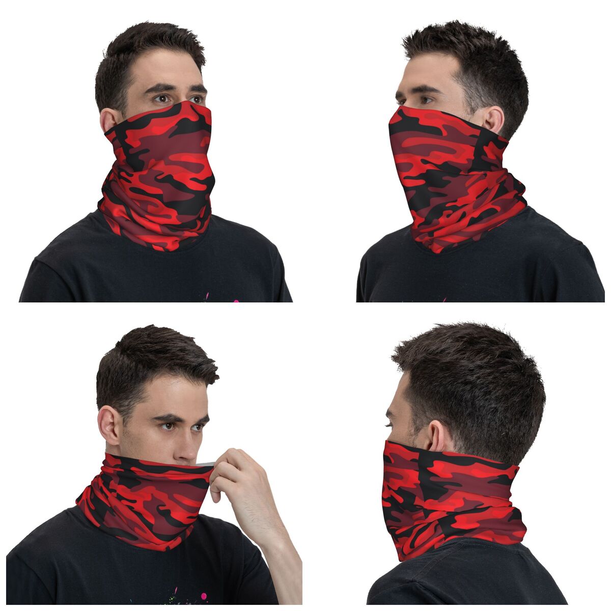 Militaryy Red Camouflage Banda – обзор и цена Neck Gaiter Fleece